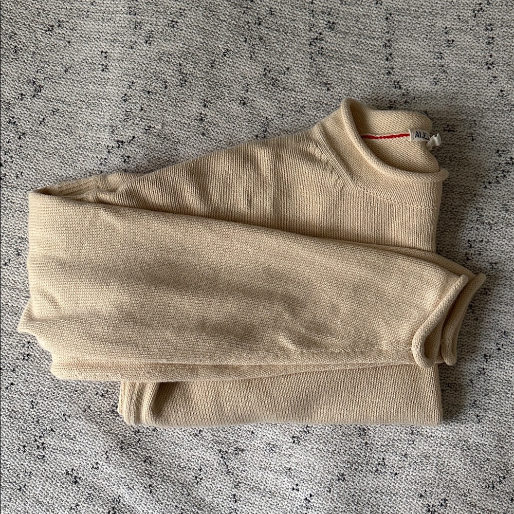 Alex Mill • Butter Yellow Cotton Sweater Size XL